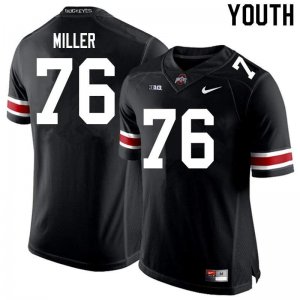 NCAA Ohio State Buckeyes Youth #76 Harry Miller Black Nike Football College Jersey WJI5545GB